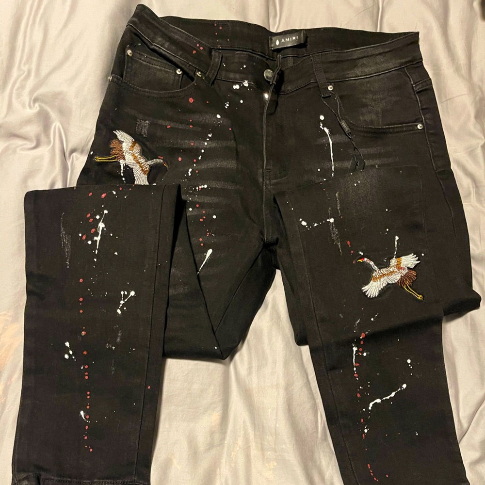 Black Amiri Jean size 36 used in good condition